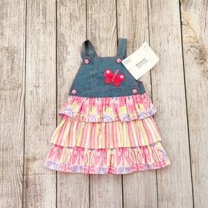 NWT Baby Lulu 18 months Overall Dress